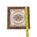 Vintage Boho Square Carved Wood Decorative Tile 5.5 Unisex Keepsake Trinket Box
