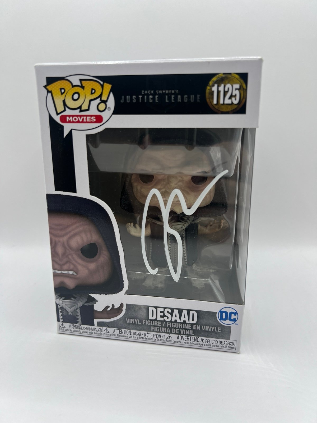 ZACK SNYDER SIGNED DESAAD JUSTICE LEAGUE FUNKO POP - BECKETT COA
