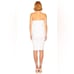 Susana Monaco Strapless Side Pleat Dress White Sugar XS NWT