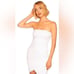 Susana Monaco Strapless Side Pleat Dress White Sugar XS NWT