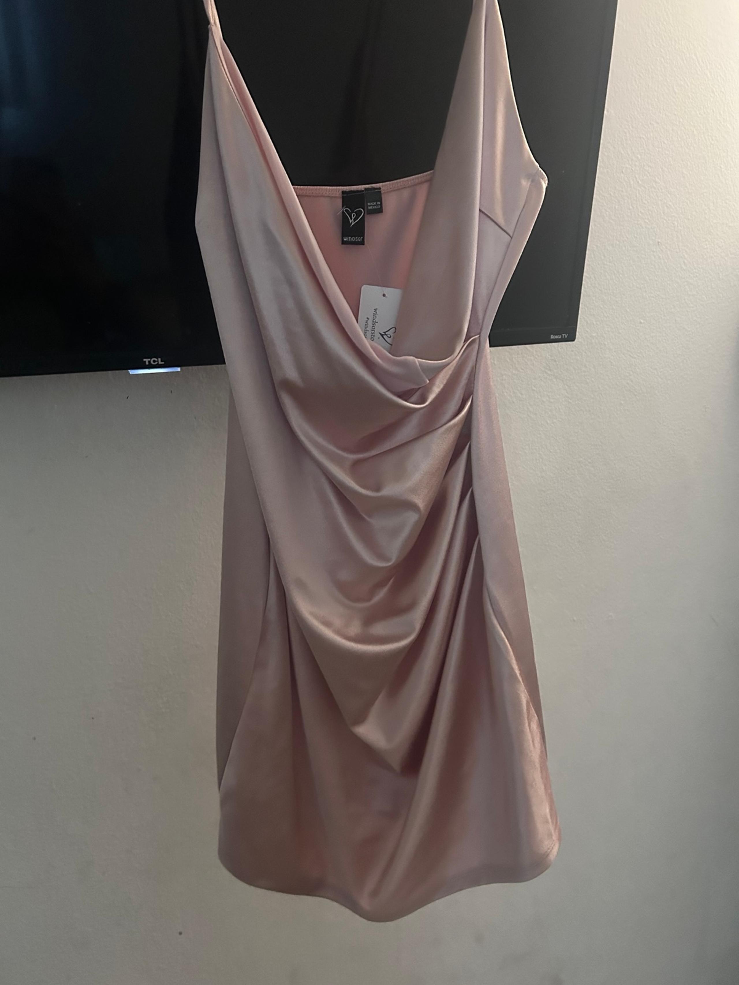 Baby pink dress