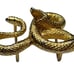 Vintage Terry Stack Rattlesnake Fashion Belt Buckle