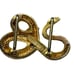 Vintage Terry Stack Rattlesnake Fashion Belt Buckle