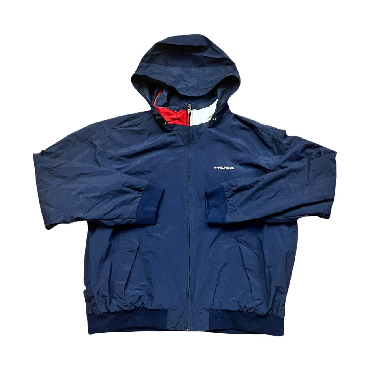 Mens XL Tommy Hilfiger Navy Blue Jacket/Windbreaker