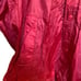 Lands' End Burgundy Red Hooded Zip Up Rain Jacket, Mens Size XL Outdoor Pockets