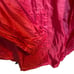 Lands' End Burgundy Red Hooded Zip Up Rain Jacket, Mens Size XL Outdoor Pockets