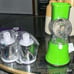 Tabletop drum grater