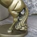 BRASS UNICORN STATUE WHIMSICAL FAIRYTALE