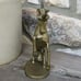 BRASS UNICORN STATUE WHIMSICAL FAIRYTALE