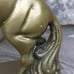BRASS UNICORN STATUE WHIMSICAL FAIRYTALE