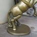 BRASS UNICORN STATUE WHIMSICAL FAIRYTALE