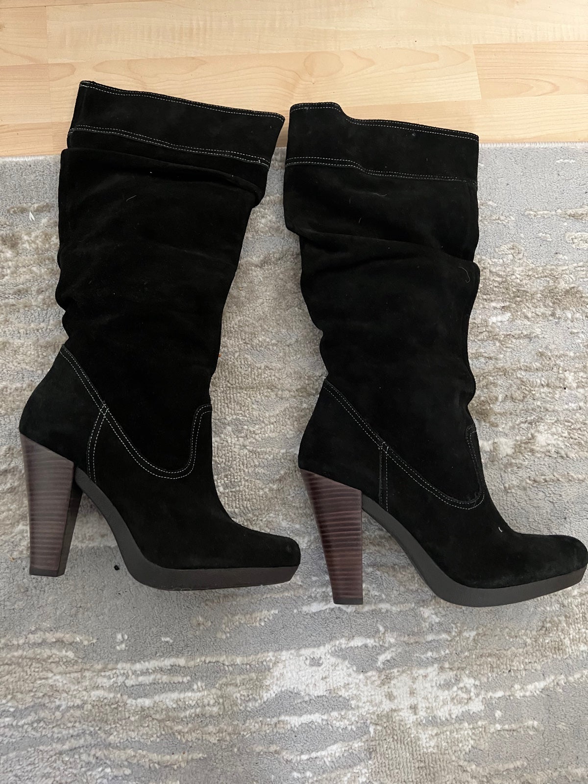 Michael Kors runaway suede shops Boots suze 10