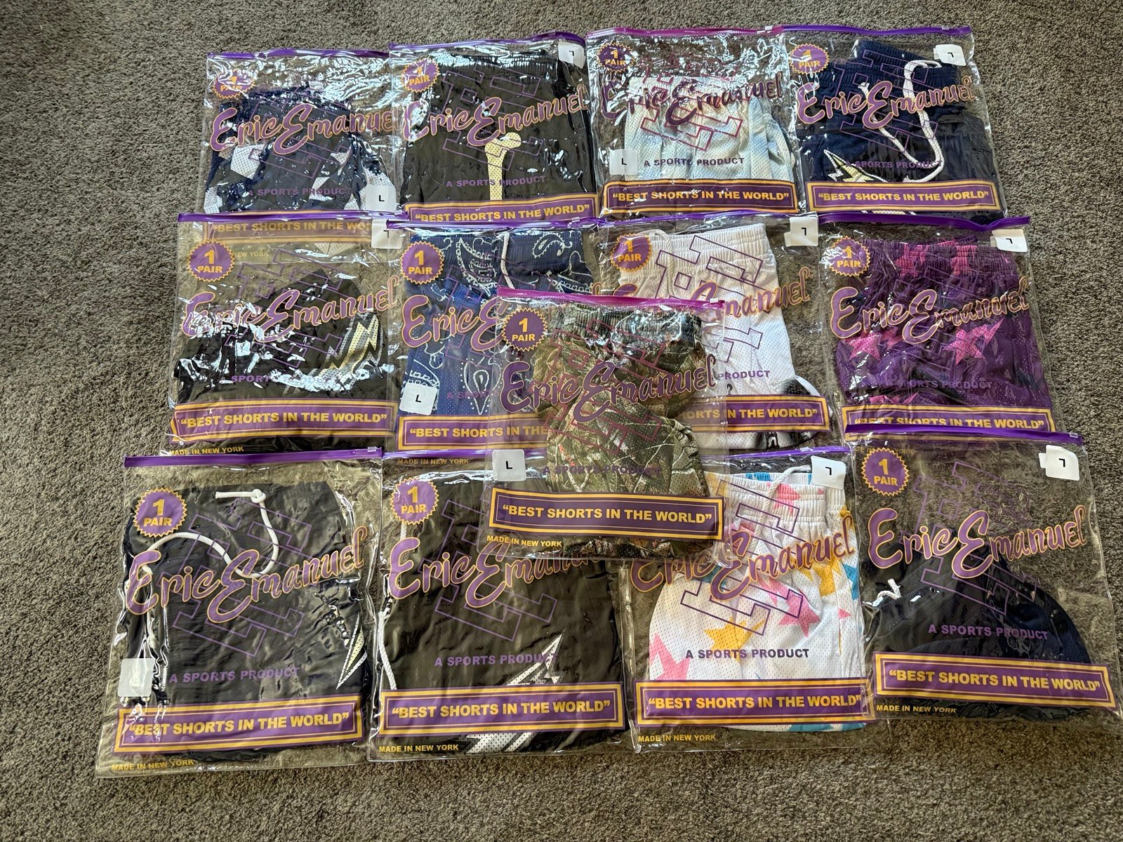 Brand New Eric Emanuel Shorts