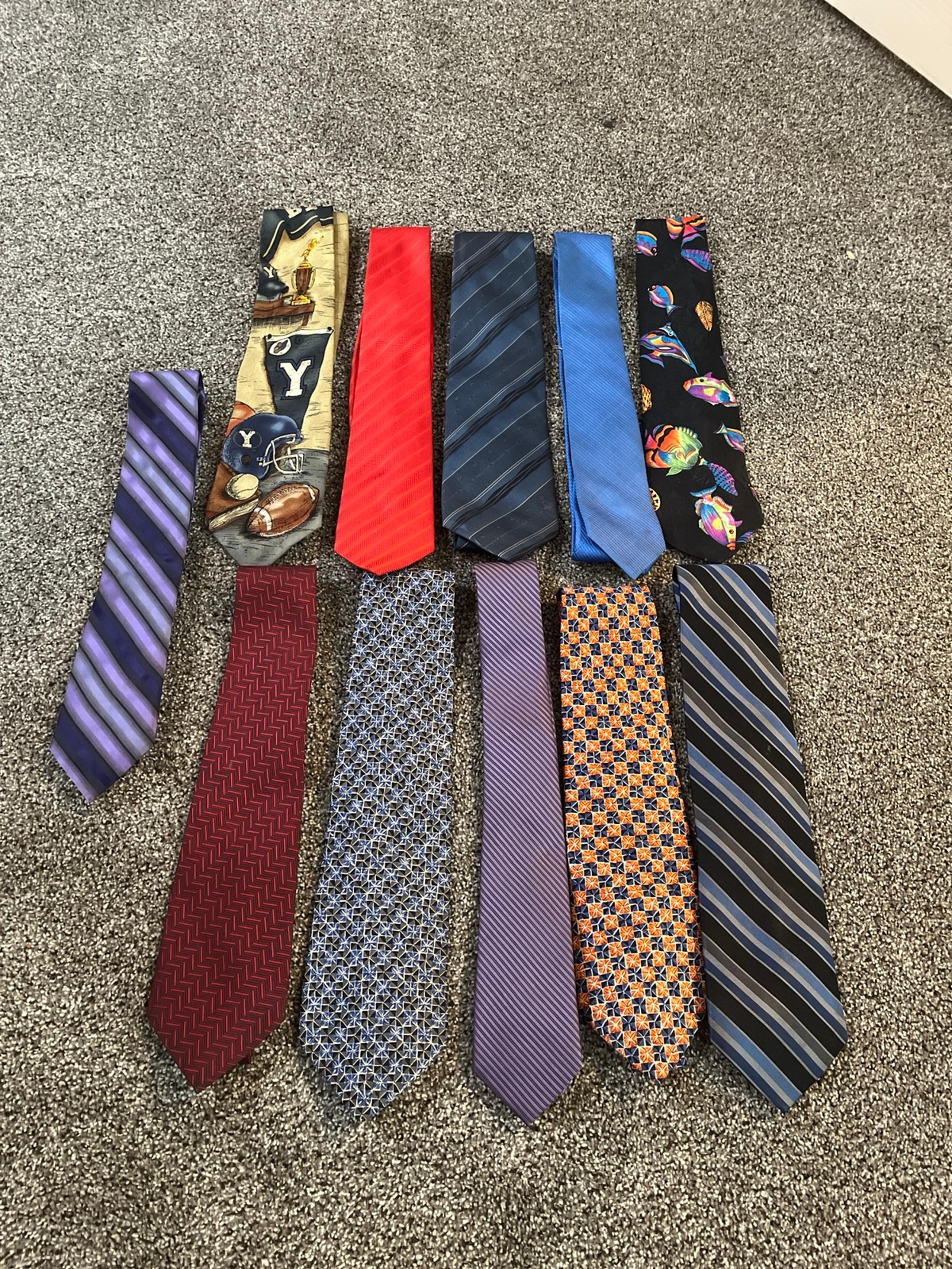 ties lot of 11 used
