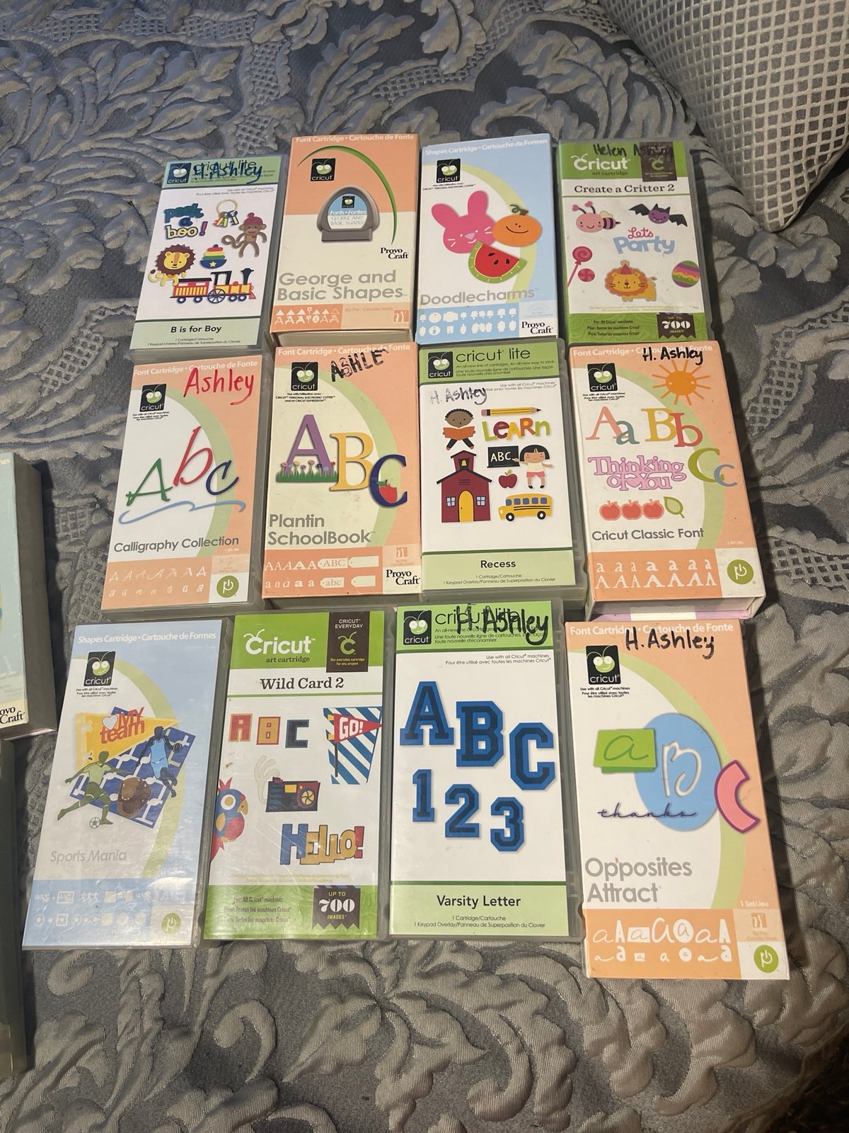 25 cricut cartridges assorted bundle