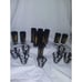 Vintage MCM Fred Press signed 22k Barware Set