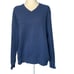 Polo Ralph Lauren Blue Lambswool V-Neck Long Sleeve Sweater Size XL