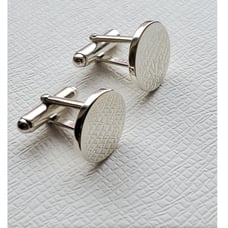 Tiffany & Co. 925 Sterling Silver Oval Cufflinks