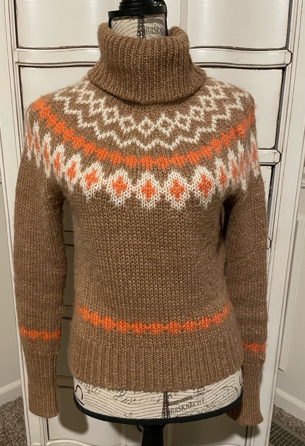 J. Crew Fair Isle Turtle Neck Sweater Small
