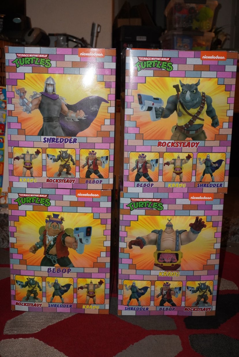 TMNT – Shredder, Krang, Bebop, and Rocks