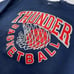 Vintage Quad City Thunder Basketball Crewneck Sweatshirt Mens Large Blue
