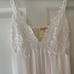 Vintage Flora Nikrooz Bridal White Ivory Lace Lingerie Dress