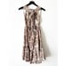 House of Harlow 1960 Linen Open Back Halter Dress Women Small