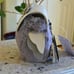 Kate Spade Owl Hoot 3D Fuzzy Coin Purse Keychain NWT