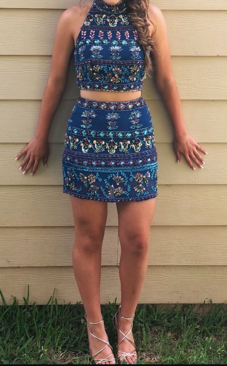 Authentic Sherri Hill 2 piece Short dress