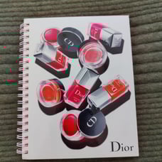 Dior fashion spiral notebook (READ FULL DESCRIPTION)