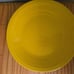 (2) FIESTA sunflower yellow dinner plates GGGD Homer Laughlin co.
