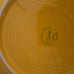 (2) FIESTA sunflower yellow dinner plates GGGD Homer Laughlin co.