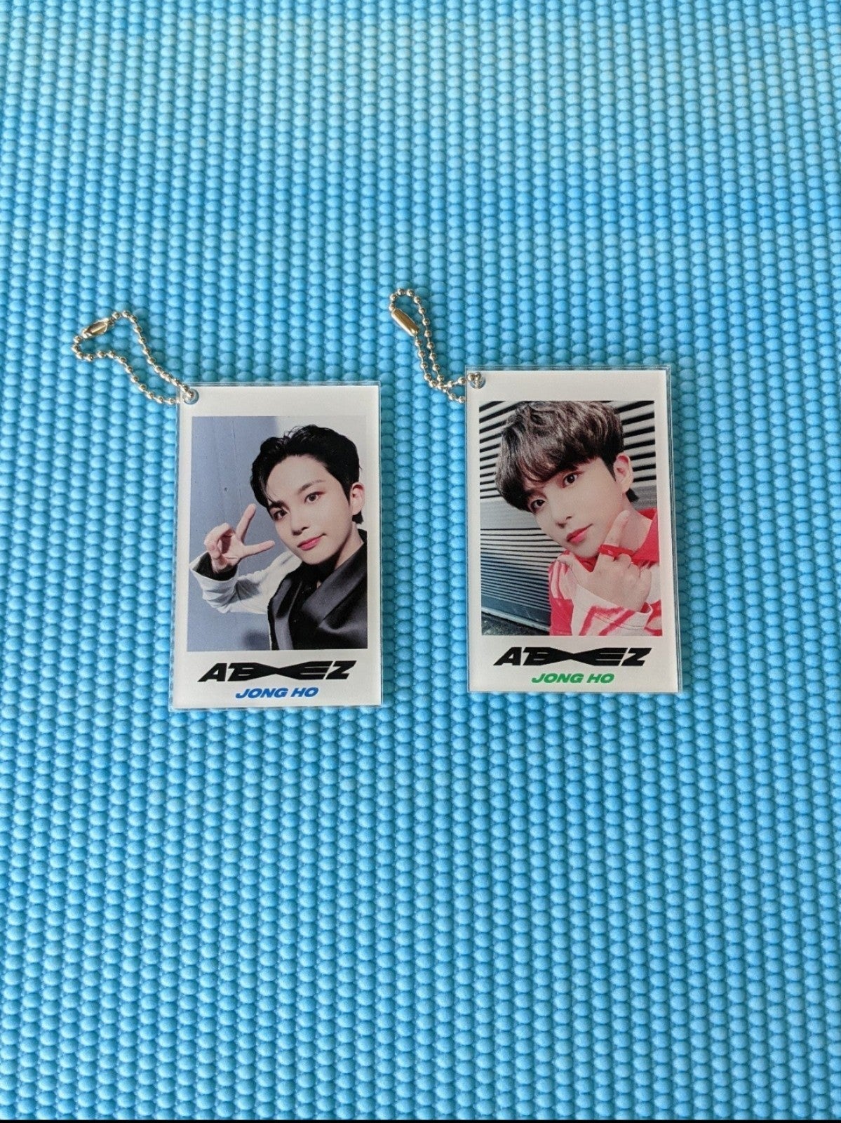 Ateez Jongho Zero Fever Japan FC keychain set