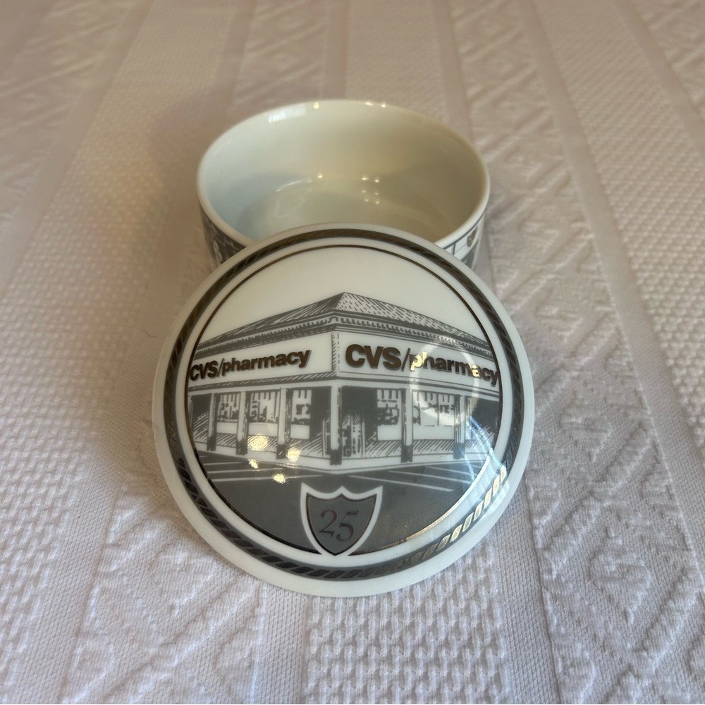 Vintage Tiffany & Co Made for CVS Commemorative 25 Years of Service Trinket Box