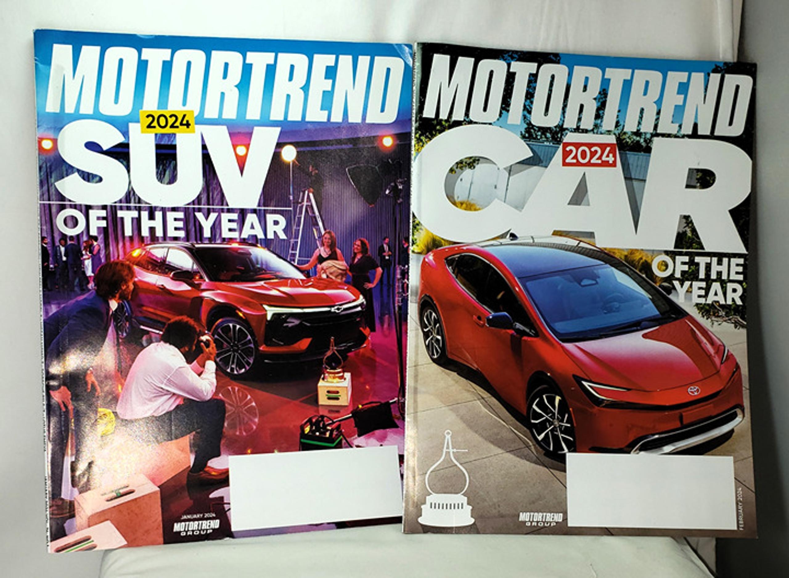 Motor Trend 2024 SUV and CAR Of The Year 2 Issues Unread
