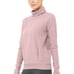 Alo Yoga Clarity Long Sleeve Turtleneck Sweatshirt in Putty Heather
