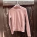 Alo Yoga Clarity Long Sleeve Turtleneck Sweatshirt in Putty Heather