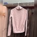 Alo Yoga Clarity Long Sleeve Turtleneck Sweatshirt in Putty Heather