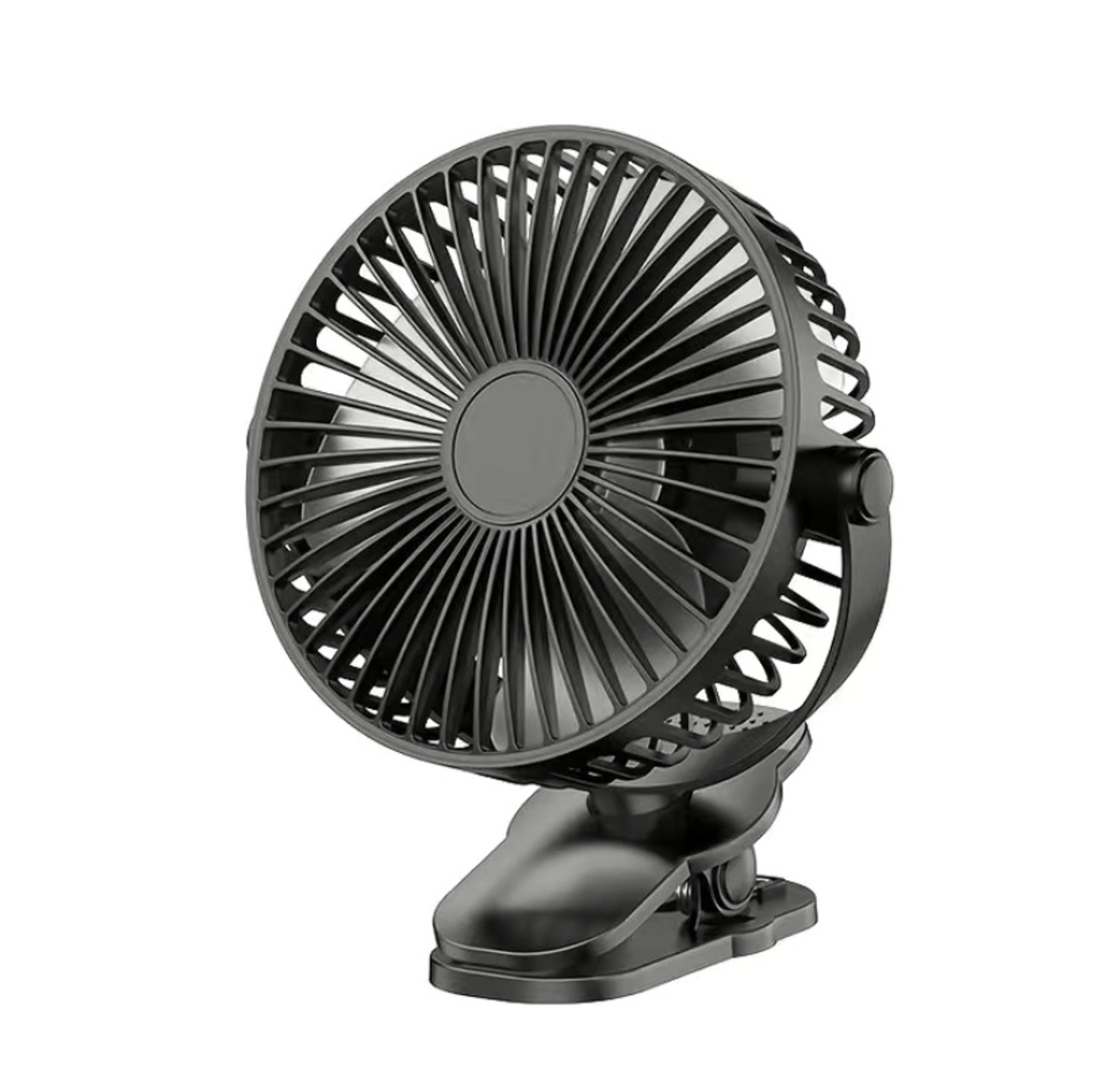 1pc USB Clip Fan Large Wind Power Mini Small Fan Desktop Clip Fan