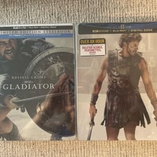 Gladiator & Gladiator II Limited Edition Steelbooks 4K+ Blu-ray + Digital - New