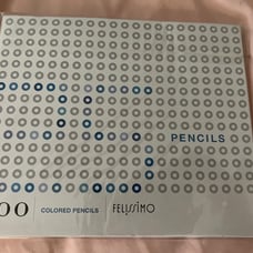 Felissimo “500 Pencils” BLUE Colored Pencils (25 pieces) Brand NEW