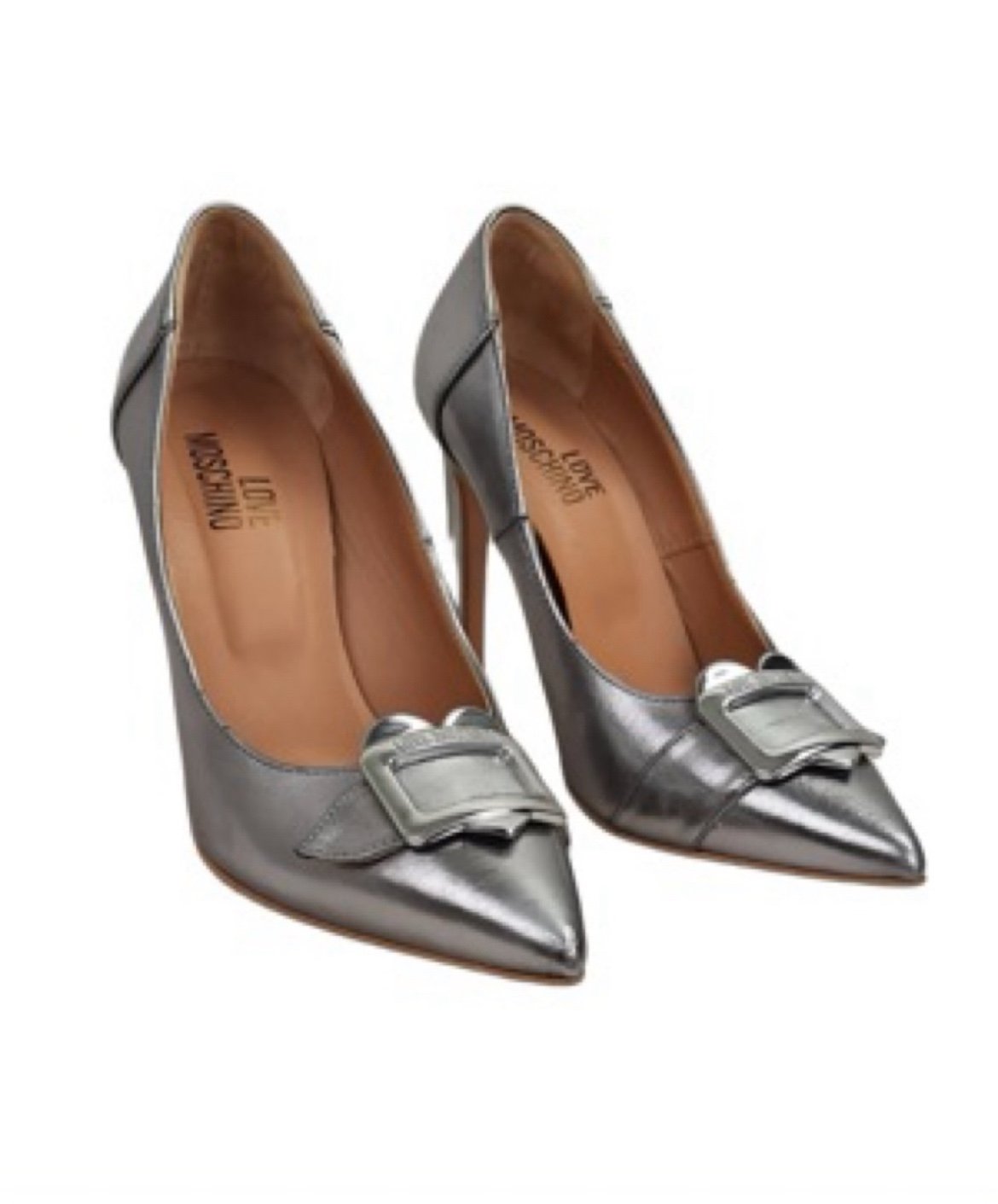 Love Moschino Heart Buckle Heels