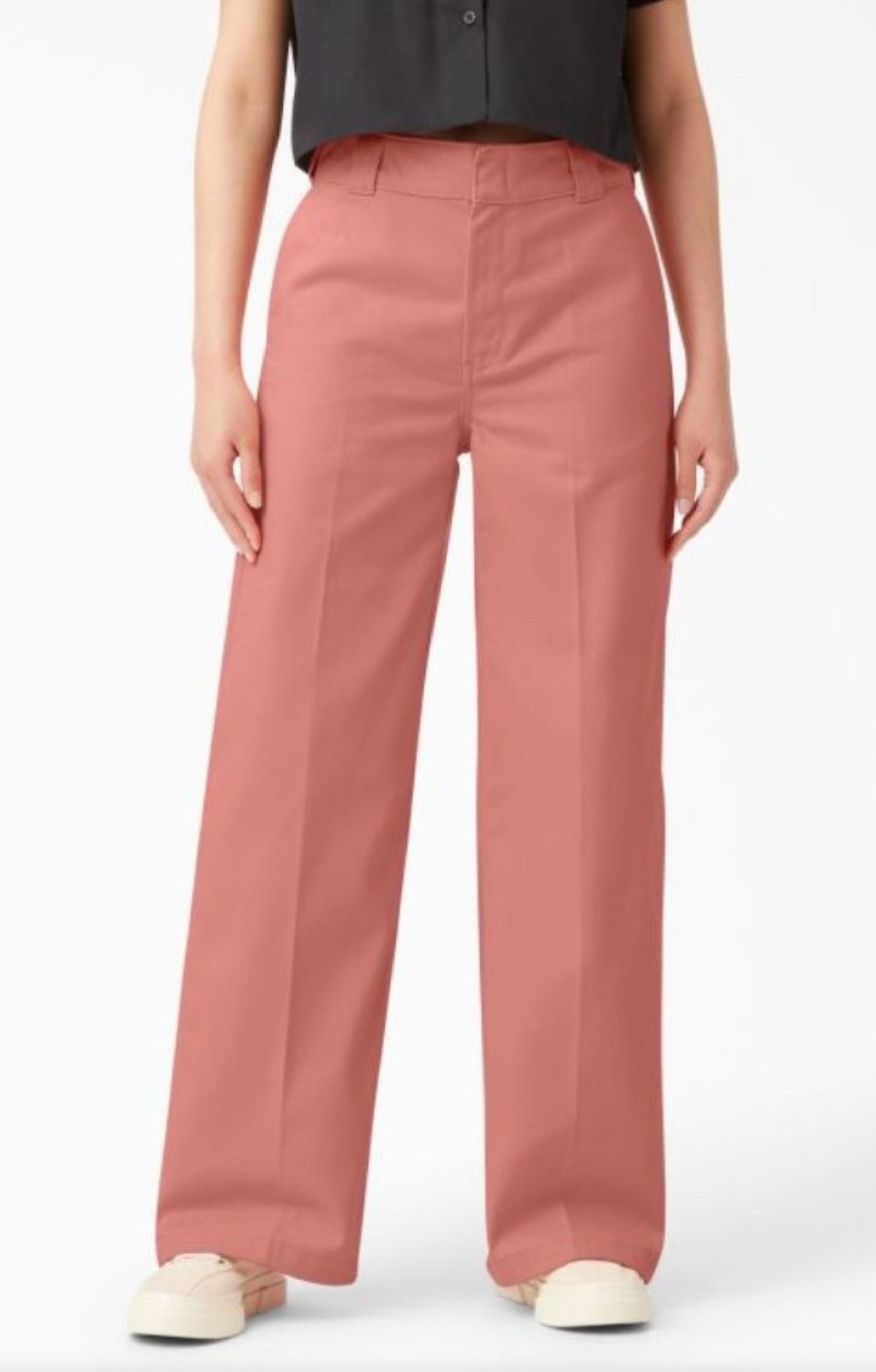 New Dickies Women's Stonewashed Wide Leg Work
Pants