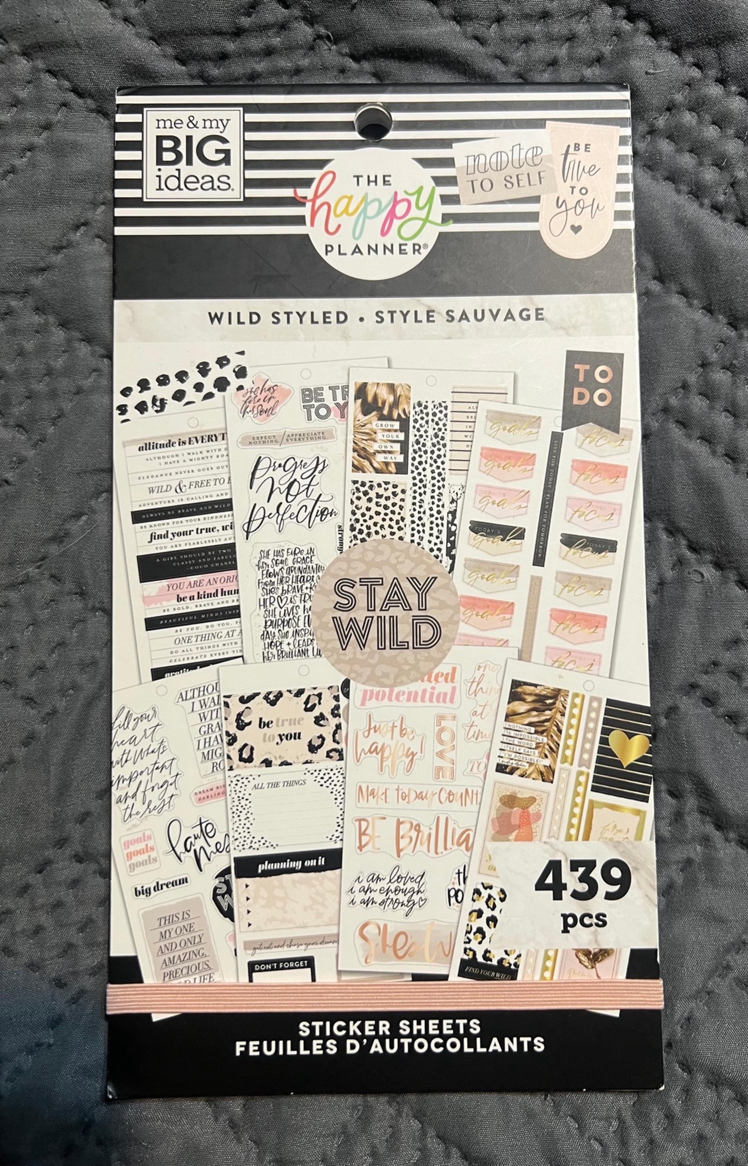 The Happy Planner Wild Styled sticker book