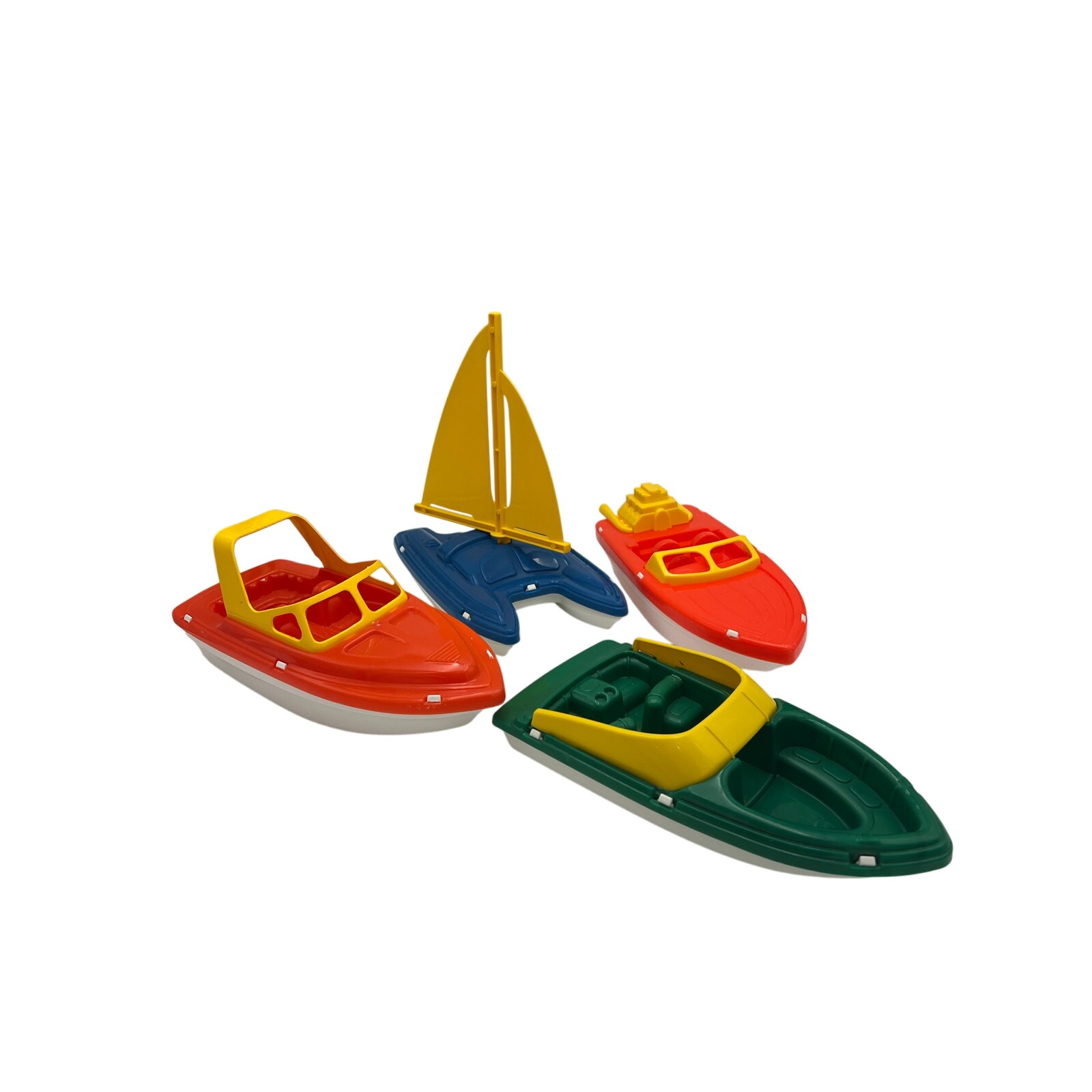 Vintage Lot of Boat Toys Pool Beach