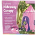 HearthSong Indoor/Outdoor Lighted Hideaway Canopy, Pink