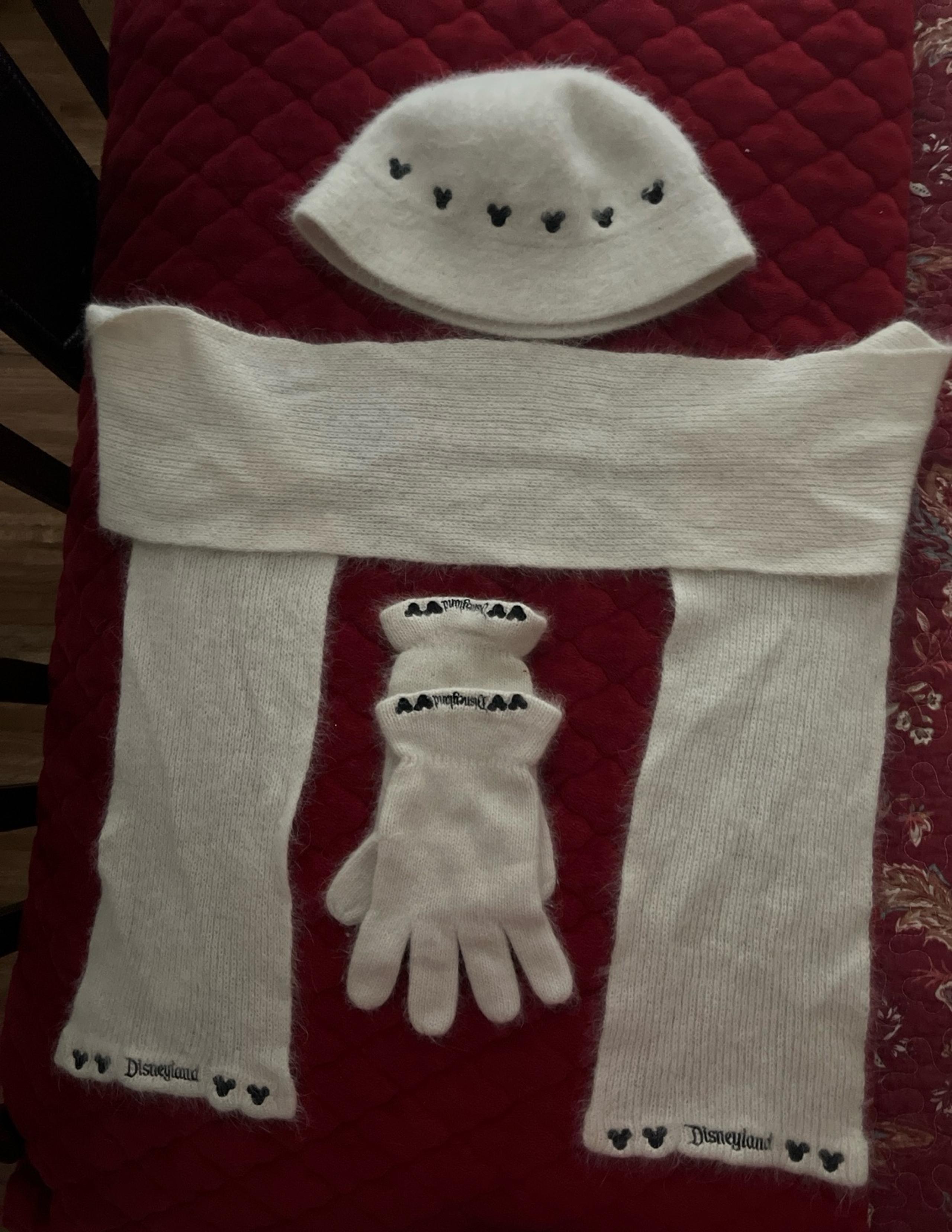 Disneyland Hat,Scarf&Gloves