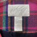 Lord & Taylor VTG Blazer Jacket Womens 8 Plaid Wool Double Breasted Pink