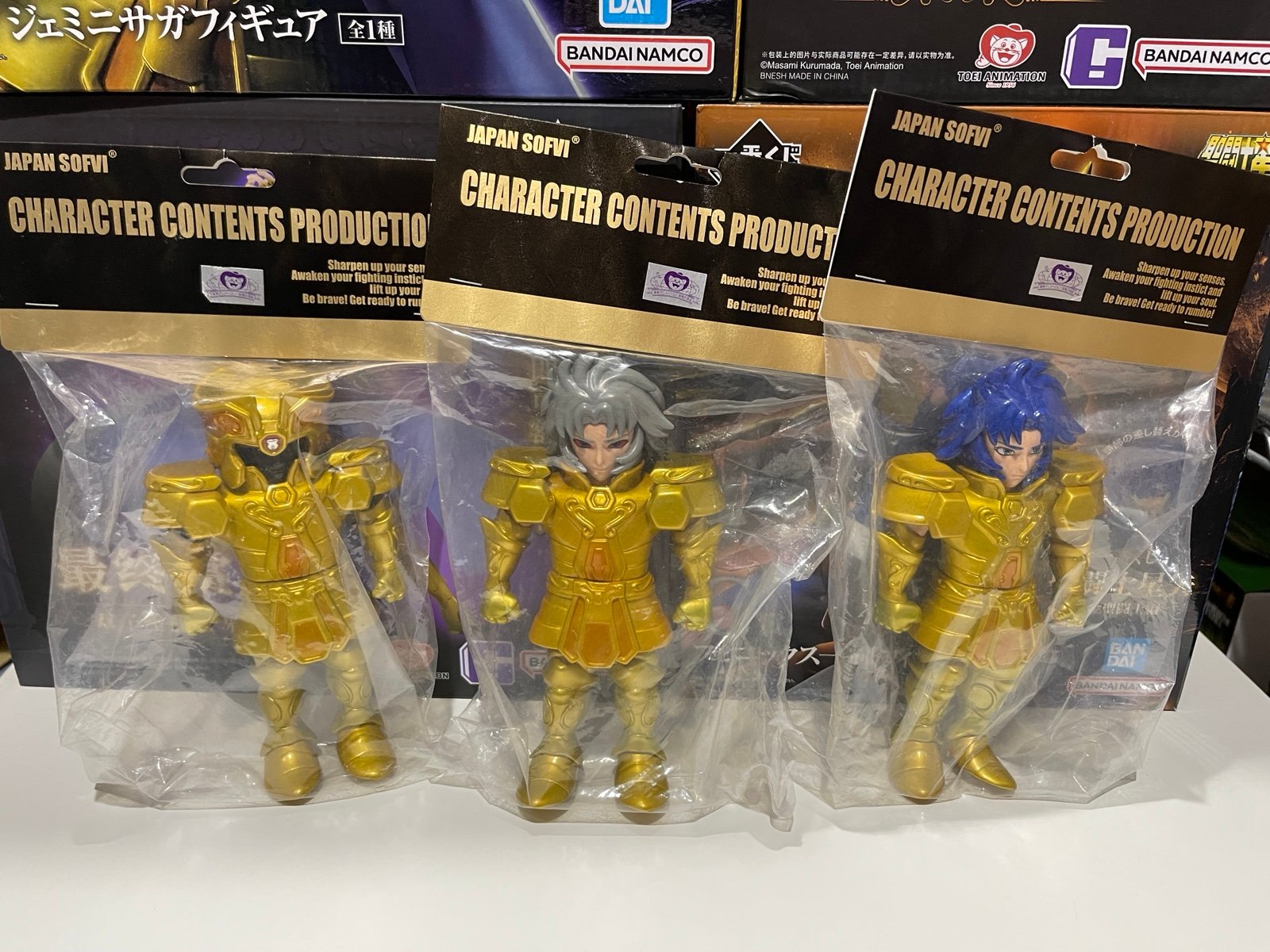 Saint Seiya Saga Geminis Sofubi Set