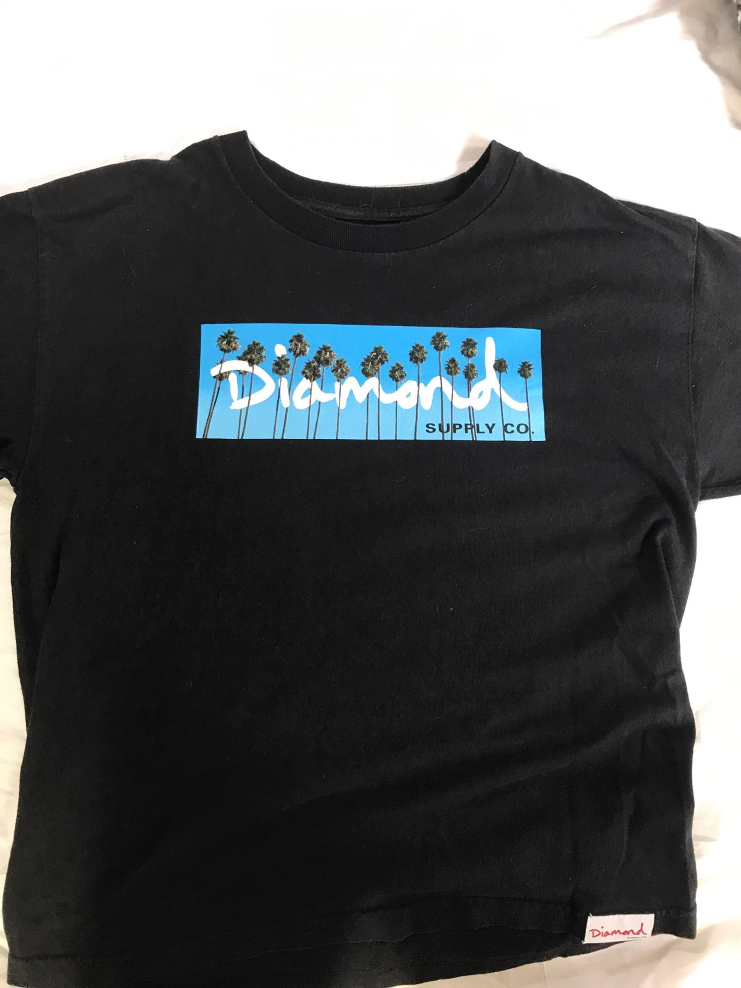 Diamond Supply Co Black T Shirt